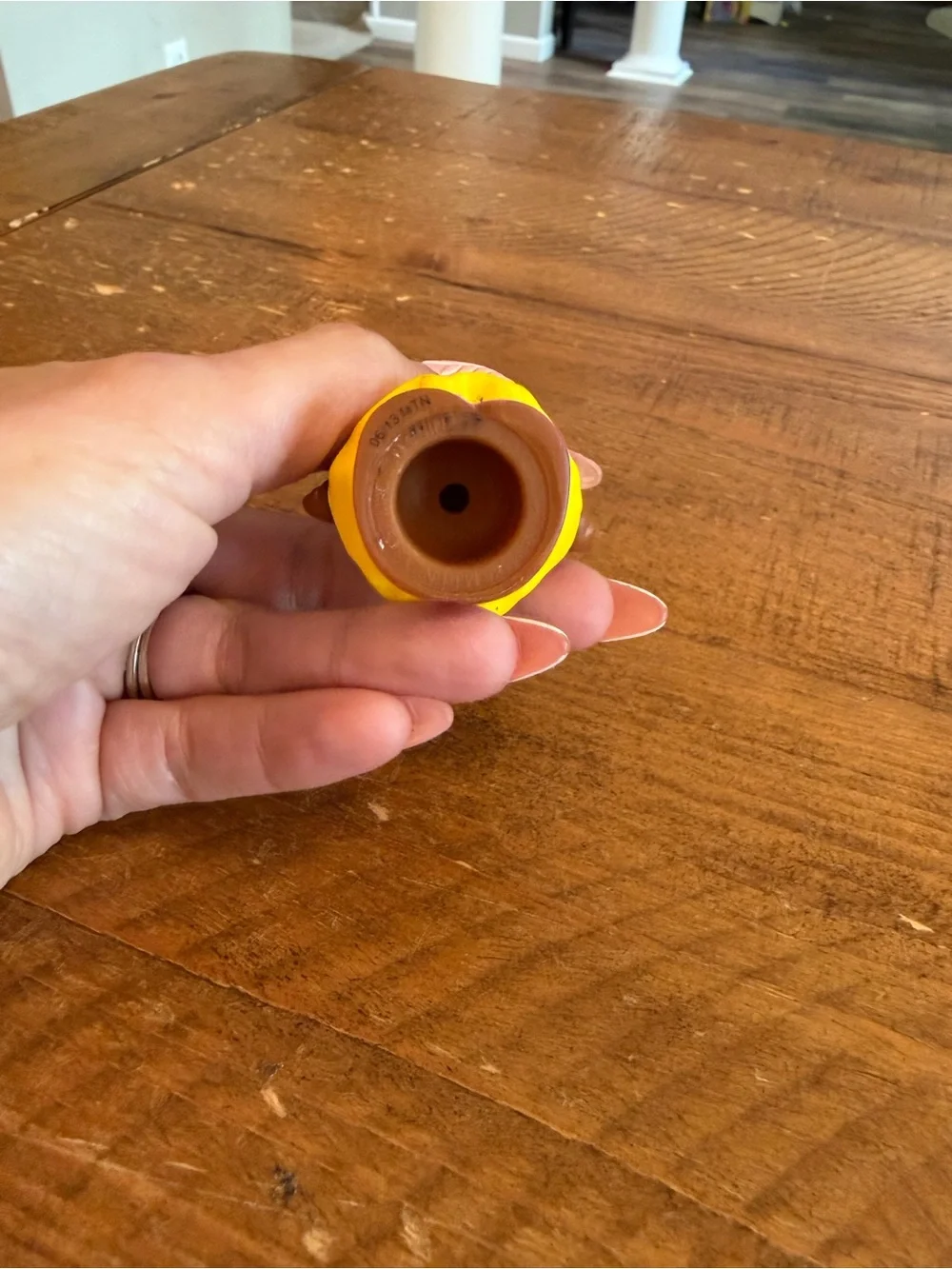 Fisher Price Little People Tessa yellow dress  as is